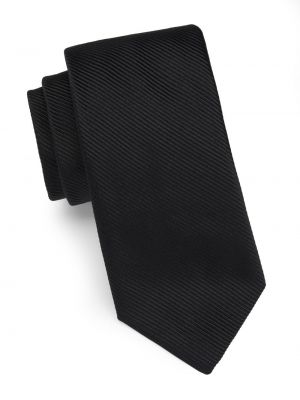 Шелковый галстук Paul Stuart черный