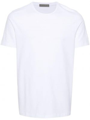 Bavlněné tričko Corneliani bílé