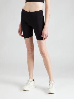 Pamučne biciklističke kratke hlače Reebok crna