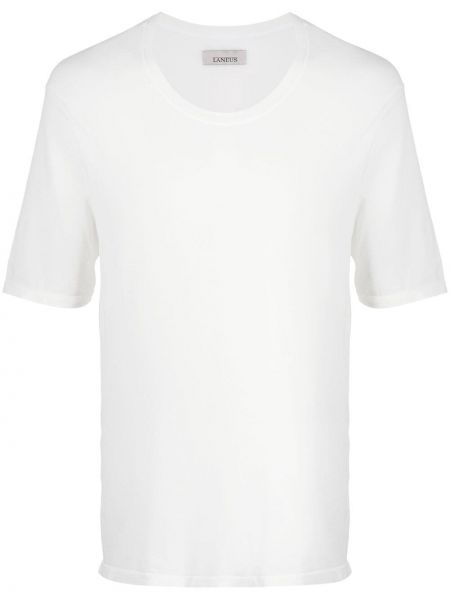 Памучна тениска Laneus бяло
