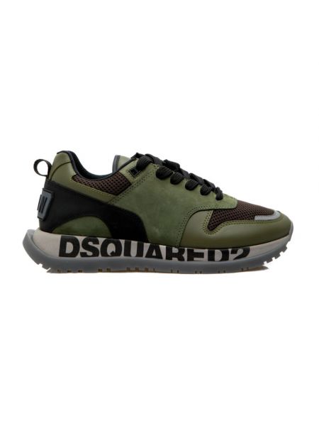 Zielone sneakersy Dsquared2
