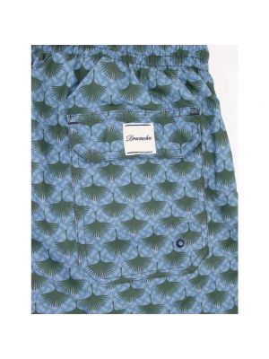 Pantalones cortos con estampado con estampado abstracto Drumohr