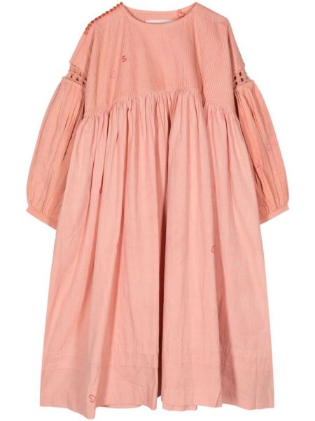 Kleid aus baumwoll Story Mfg. pink