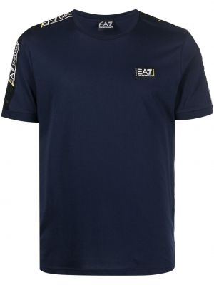 T-shirt Ea7 Emporio Armani blå