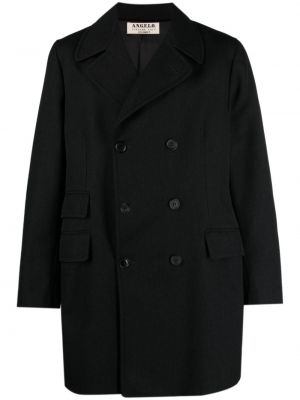 Palton de lână A.n.g.e.l.o. Vintage Cult negru