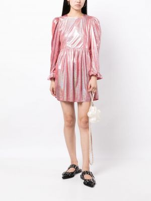 Mini šaty Batsheva růžové