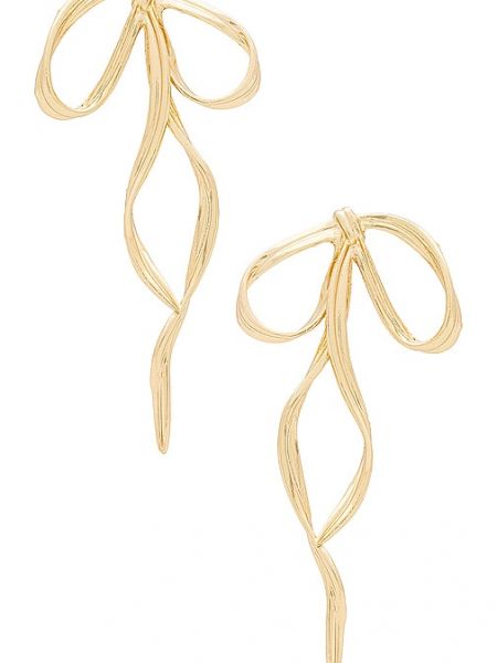 Boucles d'oreilles avec noeuds à boucle Bracha doré
