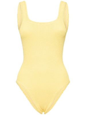 Jednodílné plavky Hunza G žluté