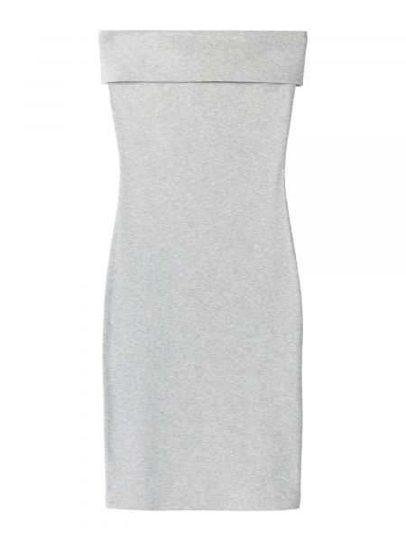 Mini šaty Bershka sivá