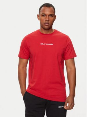 T-shirt Helly Hansen rouge