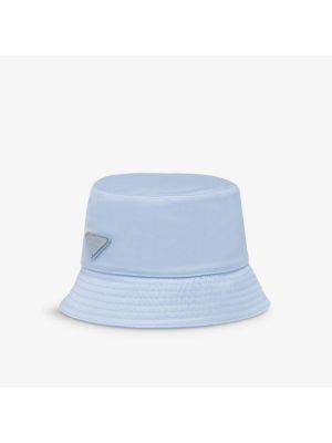 Нейлоновая шляпа Prada синяя
