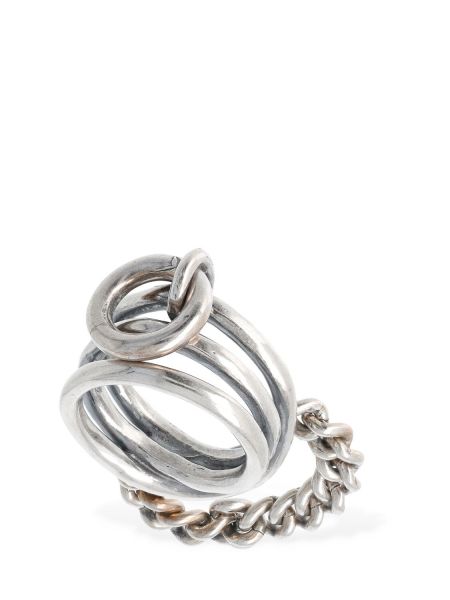 Gyűrű Ann Demeulemeester ezüstszínű