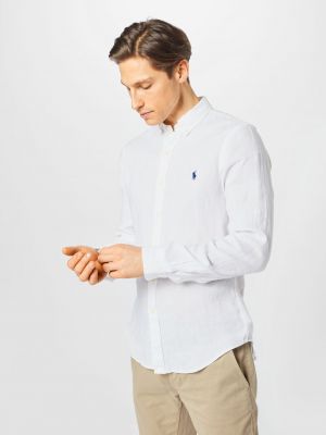 Рубашка на пуговицах слим Polo Ralph Lauren белая