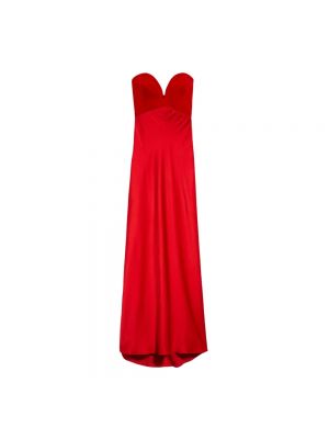 Sukienka długa Max Mara czerwona