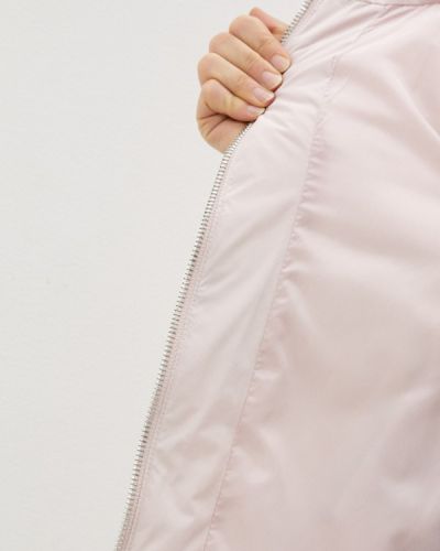 Утепленная демисезонная куртка Ostin розовая