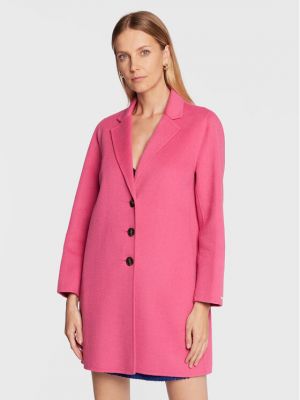 Vilnonis paltas Marella rožinė