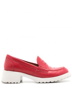 Pantofi loafer din piele Sarah Chofakian roșu
