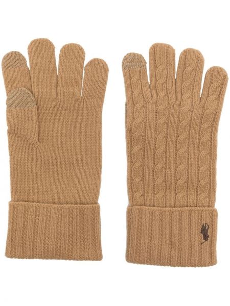 Ръкавици Polo Ralph Lauren бежово