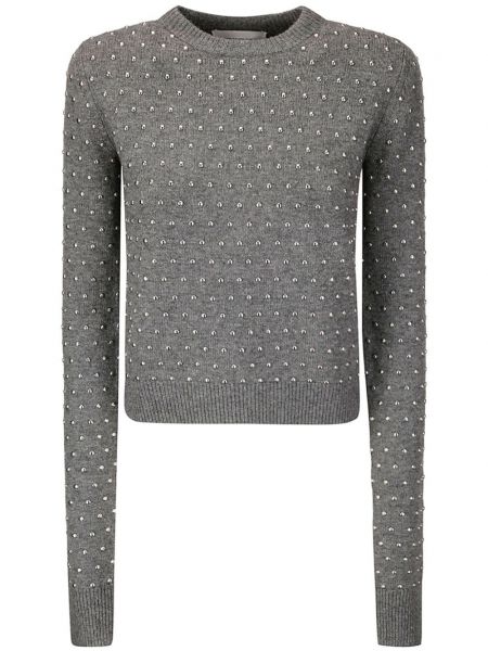 Kort sweater Sportmax grå