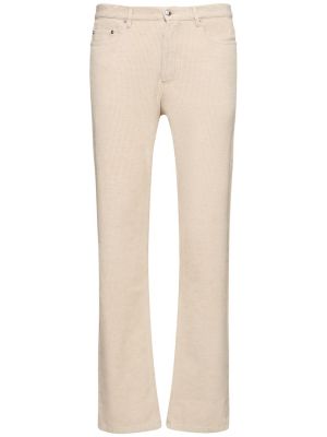 Pantalones de lino de algodón A.p.c.