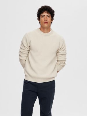 Пуловер Selected Homme бежово