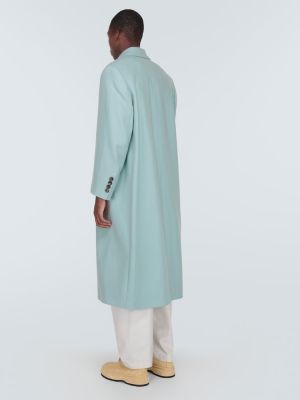 Oversized gyapjú kabát Ami Paris kék