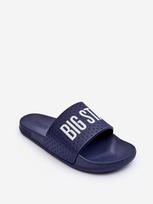 Žabky s hvězdami Big Star Shoes modré