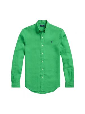 Koszula na guziki puchowa Ralph Lauren zielona