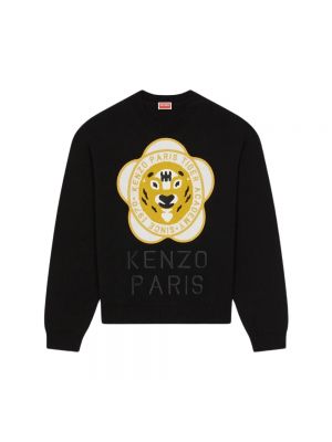 Pullover mit tiger streifen Kenzo schwarz
