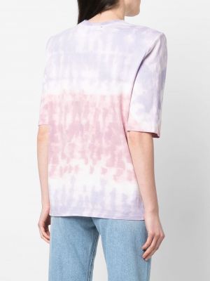 T-shirt en coton à imprimé Dependance rose