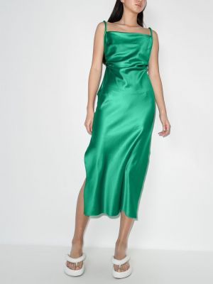 Midi suknele Nanushka žalia