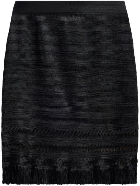 Průsvitné pouzdrová sukně Tom Ford černé