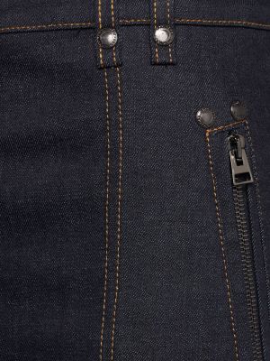 Voľné džínsy s vysokým pásom Tom Ford modrá