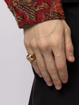 Pärlitega sõrmus Dolce & Gabbana kuldne