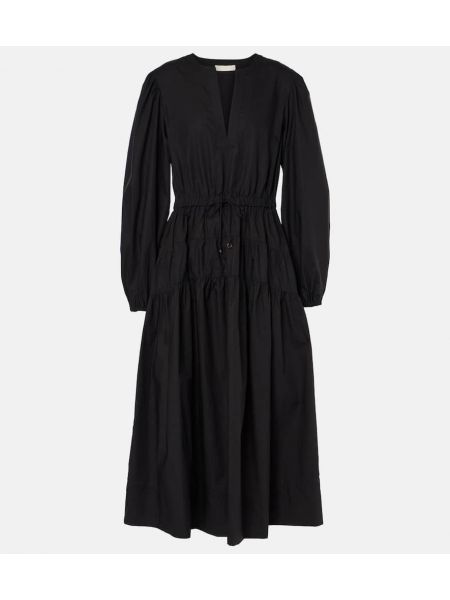 Plissert bomull dress Ulla Johnson svart