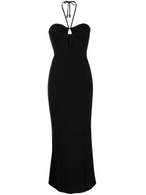 Коктейлна рокля Staud черно