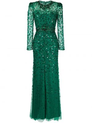 Vakarinė suknelė su blizgučiais Jenny Packham žalia