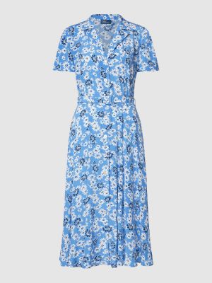 Sukienka midi Polo Ralph Lauren niebieski