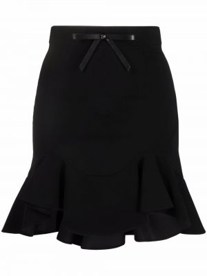 Falda con lazo de cintura alta Dsquared2 negro