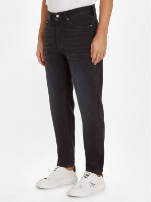 Priliehavé skinny fit džínsy Calvin Klein Jeans čierna