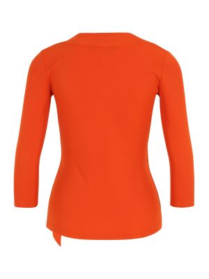 T-shirt Lauren Ralph Lauren Petite arancione
