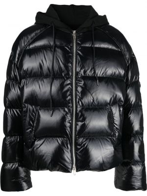 Παλτό με κουκούλα Juun.j μαύρο