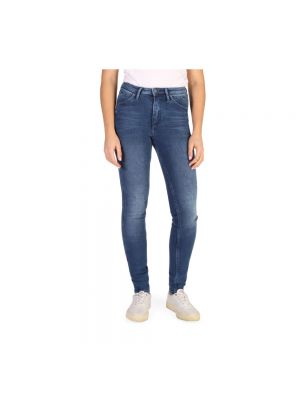 Skinny jeans mit reißverschluss Calvin Klein blau