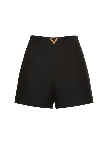Woll shorts Valentino schwarz