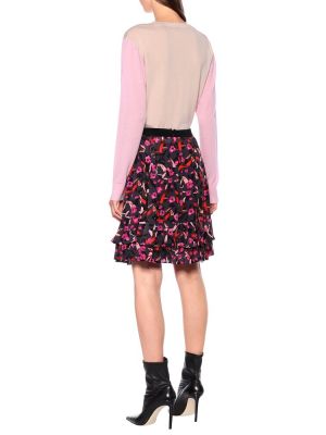 Φλοράλ φούστα mini με αφηρημένο print Dorothee Schumacher γκρι
