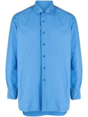 Памучна риза Casey Casey синьо