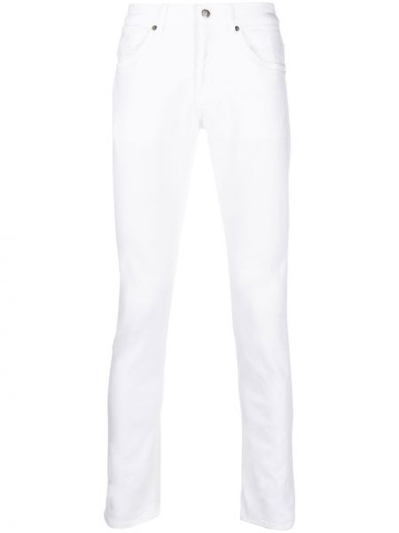 Høy midje skinny jeans Dondup hvit