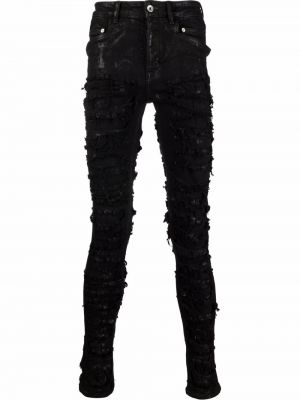 Nødlidende skinny jeans Rick Owens svart