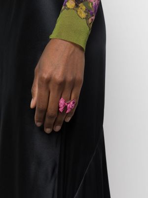 Prsten s mašlí Hugo Kreit růžový