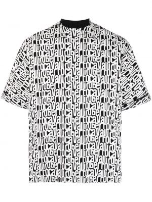 Bavlnené tričko s potlačou Roberto Cavalli